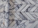 LILAC MARMOR CHEVRON MOSAIKK 24,1x 29,1x 1 CM thumbnail
