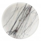 Servant laget av hvit lilla marmor, størrelse 40,6/40,6/12,7 cm, polert overflate thumbnail