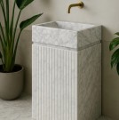 Bianco Carrara Linear frittstående servant thumbnail