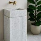 Bianco Carrara Linear frittstående servant thumbnail