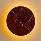 Rosso Levanto Moon Marmor Vegglampe  thumbnail