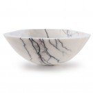 Syrinfarget marmorservant Lillac 40/57,5/14,5 cm polert thumbnail