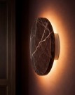Rosso Levanto Moon Marmor Vegglampe  thumbnail