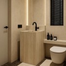 Cubo ekstraordinært travertin servant thumbnail