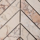 Chevron marmormosaikk Sakura sateng finish 24,1x29,1 thumbnail