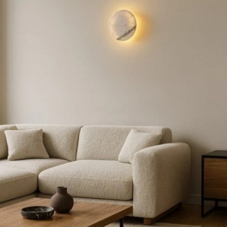  Vegglampe i stein Cristallo Moon